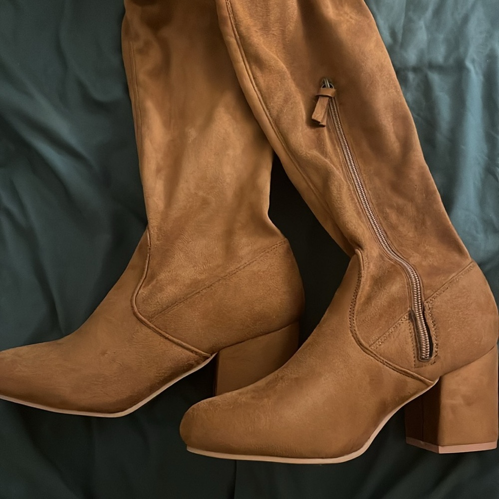 Halston Knee High Boots